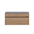 База под раковину Chiara 1000 подвесная, 1 выкатной ящик soft-close, N.Oak