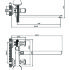 Смеситель для ванны 27221VS с длинным изливом