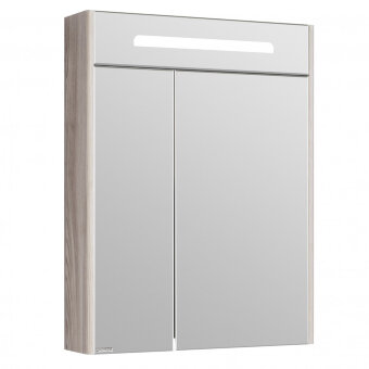 Зеркальный шкаф СИЛЬВА 60, дуб фьорд