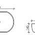 Умывальник чаша накладная овальная Element 540*350*145мм