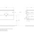 База под раковину подвесная BelBagno ACQUA-800-2C-SO-RVB