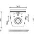 Инсталляция с кнопкой+унитаз+шумоизоляция CN4002MB_1001B_1000