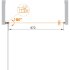 Душевая дверь CEZARES ECO-O-B-1-75-C-Cr