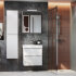 Дверь раздвижная Roca Area 1400x2000, левая, ручка справа, прозрачное стекло, профиль xром MP05L4012M Дверь раздвижная Roca Area 1400x2000, левая, ручка справа, прозрачное стекло, профиль xром MP05L4012M