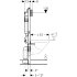 Монтажный элемент Geberit Duofix для подвесного унитаза, 112 см, со смывным бачком скрытого монтажа Sigma 12 см
