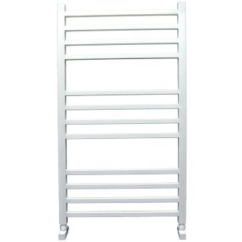 Полотенцесушитель Ника MODERN ЛМ-5 100/50 RAL9016 белый матовый с вентилями (комплект люкс)