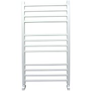 Полотенцесушитель Ника MODERN ЛМ-5 100/50 RAL9016 белый матовый с вентилями (комплект люкс)