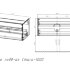 База под раковину Chiara 1000 подвесная, 1 выкатной ящик soft-close, T.Oak