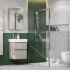 Дверь раздвижная Roca Area 1600x2000, левая, ручка справа, прозрачное стекло, профиль xром MP05L6012M Дверь раздвижная Roca Area 1600x2000, левая, ручка справа, прозрачное стекло, профиль xром MP05L6012M