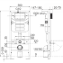 Инсталляция с кнопкой+унитаз+шумоизоляция CN4002MB_1001M_1000