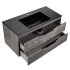 База под раковину Chiara 2D 1000 подвесная, 2 выкатных ящика soft-close, G.Stone