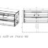 База под раковину Chiara 2D 1000 подвесная, 2 выкатных ящика soft-close, G.Stone