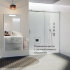 Дверь раздвижная Roca Area 1600x2000, правая, ручка слева, прозрачное стекло, профиль xром MP05R6012M Дверь раздвижная Roca Area 1600x2000, правая, ручка слева, прозрачное стекло, профиль xром MP05R6012M