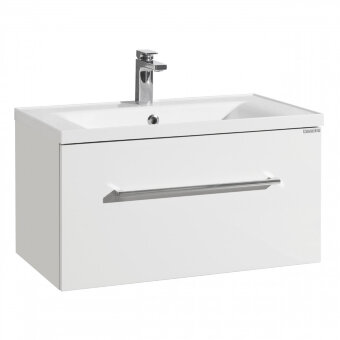 Тумба МАДРИД 80 М, белая (под раковину АЙРИС 80, АЙРИС М 80, ПРЕМЬЕР М 80)