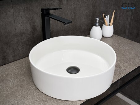 Раковина Gid N9423 51143 накладная белая 40x40x12