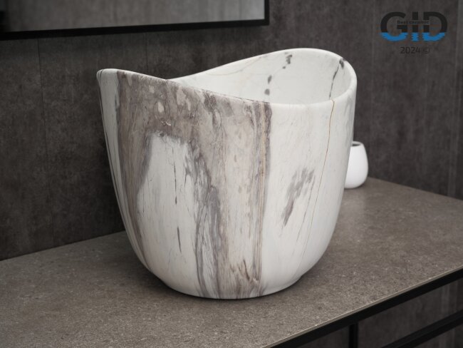 Раковина Gid Mnc9303 54479 накладная под камень матовая 36x36x32 Раковина Gid Mnc9303 54479 накладная под камень матовая 36x36x32