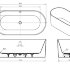 Акриловая ванна BELBAGNO BB705-1800-800