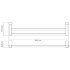 Leine K-5040WHITE Держатель полотенец двойной