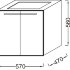 Тумба подвесная без раковины Jacob Delafon Struktura EB1280-N18