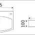 Умывальник CeramaLux 78014T