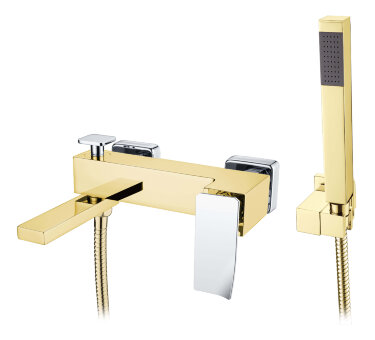Смеситель для ванны Q GoldCR.2_Комплект