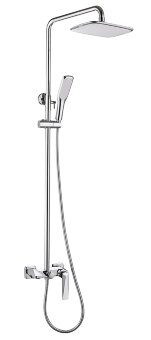 Стойка для душа со смесителем VENTURO хром
