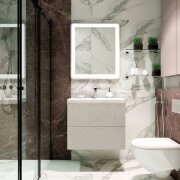 База под раковину подвесная с двумя выкатными ящиками, 600x450x550, AM-Verona-Push-600-2C-SO-Ven
