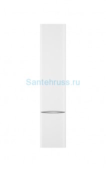 M80CHR0356WG Like, шкаф-колонна, подвесной, правый, 35 см, двери, белый, глянец, ш