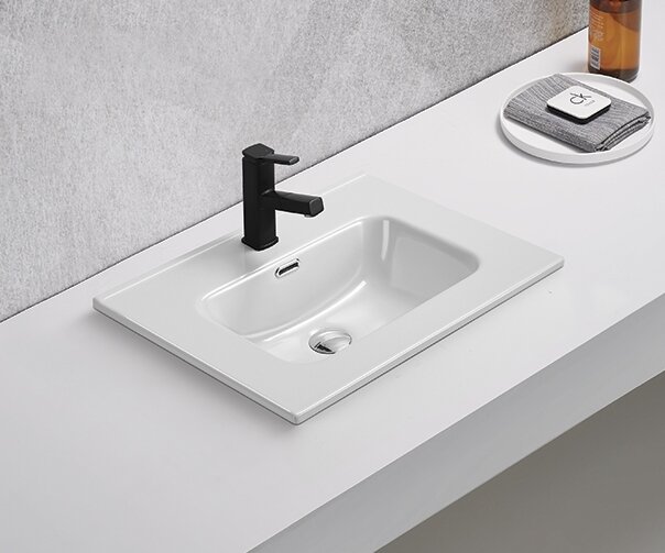 Раковина Gid 9060s 71155 встраиваемая сверху белая 61x46.5x17 Раковина Gid 9060s 71155 встраиваемая сверху белая 61x46.5x17