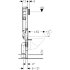Монтажный элемент Geberit Duofix для подвесного унитаза, 112 см, со смывным бачком скрытого монтажа Sigma 12 см, для системы очистки воздуха с помощью фильтра