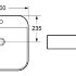 Керамическая раковина CEZARES CZR-LFT-50-LVB