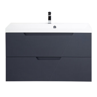 База под раковину подвесная BelBagno VITTORIA-1000-2C-SO-GO-P Grigio Opaco