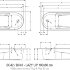 Акриловая ванна LAZY 180x80  RIGHT