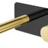 Смеситель STICK из стены BLACK TOUCH GOLD