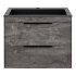 База под раковину Chiara 2D 600 подвесная, 2 выкатных ящика soft-close, G.Stone
