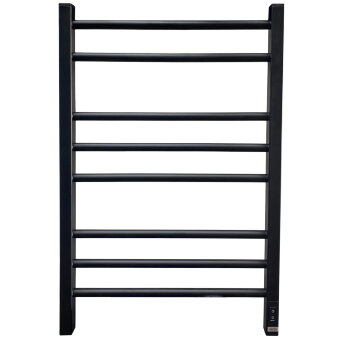 Полотенцесушитель Электрич. с/т GROIS Nex GR-112 500/800 П8 RAL9005 U черный матовый