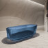 Прозрачная ванна ABBER Kristall AT9706Saphir синяя