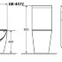 Унитаз напольный Grossman Style GR-4472S Безободковый с ВЫСОКОЙ ЧАШЕЙ 48 см, 2 ме