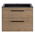 База под раковину Chiara 2D 600 подвесная, 2 выкатных ящика soft-close, N.Oak