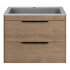 База под раковину Chiara 2D 600 подвесная, 2 выкатных ящика soft-close, N.Oak