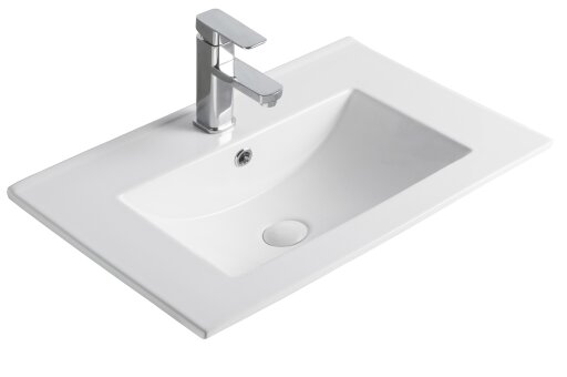 Раковина Gid NYJ803-50 71108 встраиваемая сверху белая 51x40x17