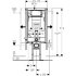 Монтажный элемент Geberit Duofix для подвесного унитаза, 112 см, со смывным бачком скрытого монтажа Sigma 12 см, угловой