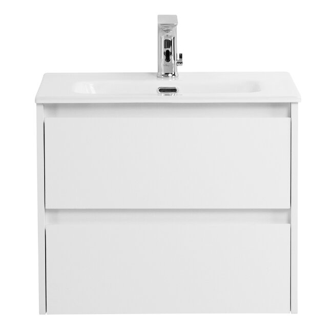 База под раковину подвесная BelBagno KRAFT 39-500/390-2C-SO-BO Bianco Opaco