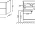 Тумба подвесная без раковины Jacob Delafon Vox EB2070-R1-G1C