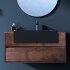 Мебель B&W U903.1000-2 основной шкаф, Blum направляющие, раковина цвет: Rose wood (1000x550x512)