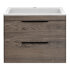 База под раковину Chiara 2D 600 подвесная, 2 выкатных ящика soft-close, R.Oak