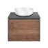 База под накладную раковину Mesa 600 подвесная, 1 выкатной/1 скрытый ящик soft close, T.Oak + Beton База под накладную раковину Mesa 600 подвесная, 1 выкатной/1 скрытый ящик soft close, T.Oak + Beton