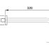 Излив для душа CEZARES CZR-U-TDA-30-03/24