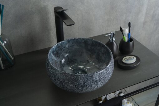 Раковина Gid Mnc481 54433 накладная под камень глянцевая 32x32x15.5 Раковина Gid Mnc481 54433 накладная под камень глянцевая 32x32x15.5