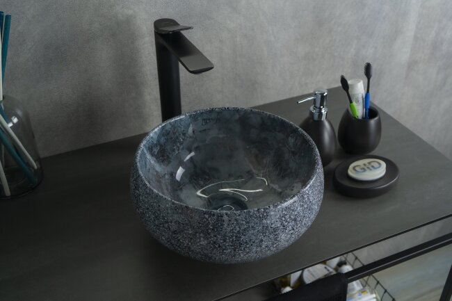 Раковина Gid Mnc481 54433 накладная под камень глянцевая 32x32x15.5 Раковина Gid Mnc481 54433 накладная под камень глянцевая 32x32x15.5